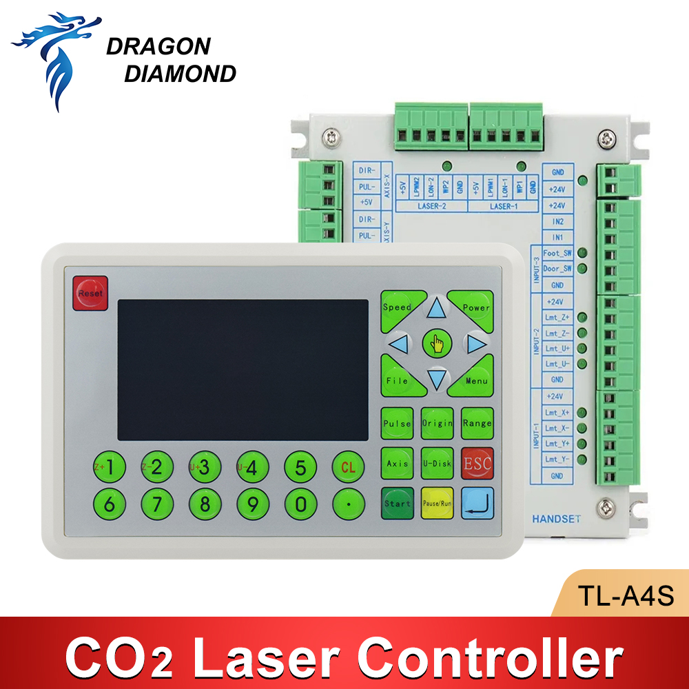 Laser Controller Board - ระบบควบคุมเลเซอร์ Co2 รุ่น TL-A4S สำหรับเครื่องแกะสลักและตัด K40