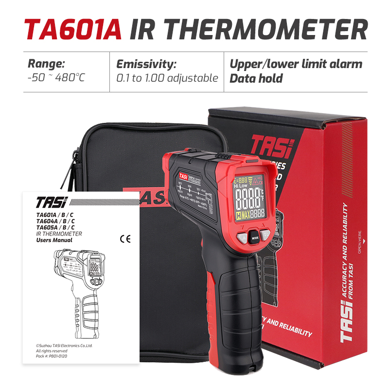 Industrial Laser Gun - TA601A TA601B TA601C เครื่องวัดอุณหภูมิอินฟราเรด เลเซอร์ IR