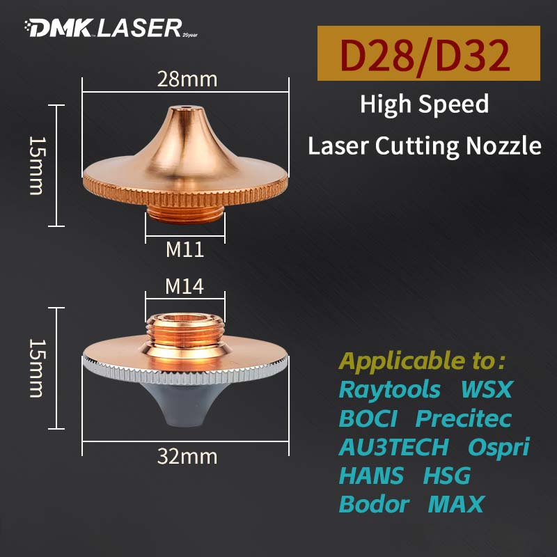 Metal Laser Cutter Head - หัวตัดเลเซอร์กำลังสูง ความเร็วสูง รุ่น D28/D32 หัวตัด D28M11H15
