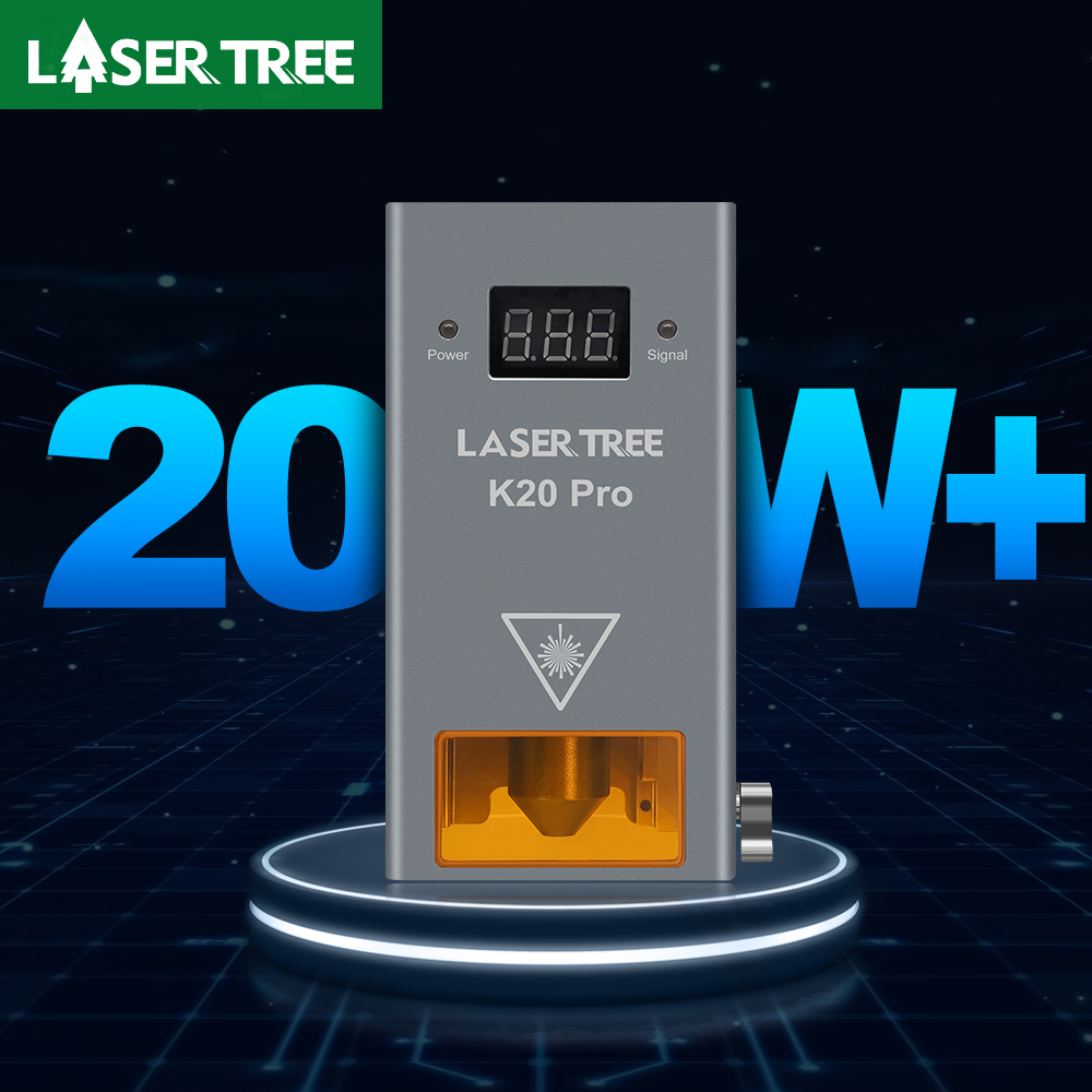 Metal Laser Cutter Head - เลเซอร์ต้นไม้ K20 20W Optical Power เลเซอร์