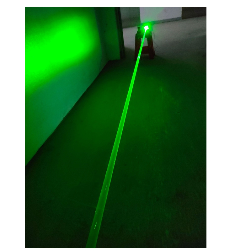 Industrial Laser Module - 520nm 300 mw/800 mw/1000 mw สีเขียวไขมันโมดูลเลเซอร์ลําแสงหยาบเลเซอร์ไฟเตือน
