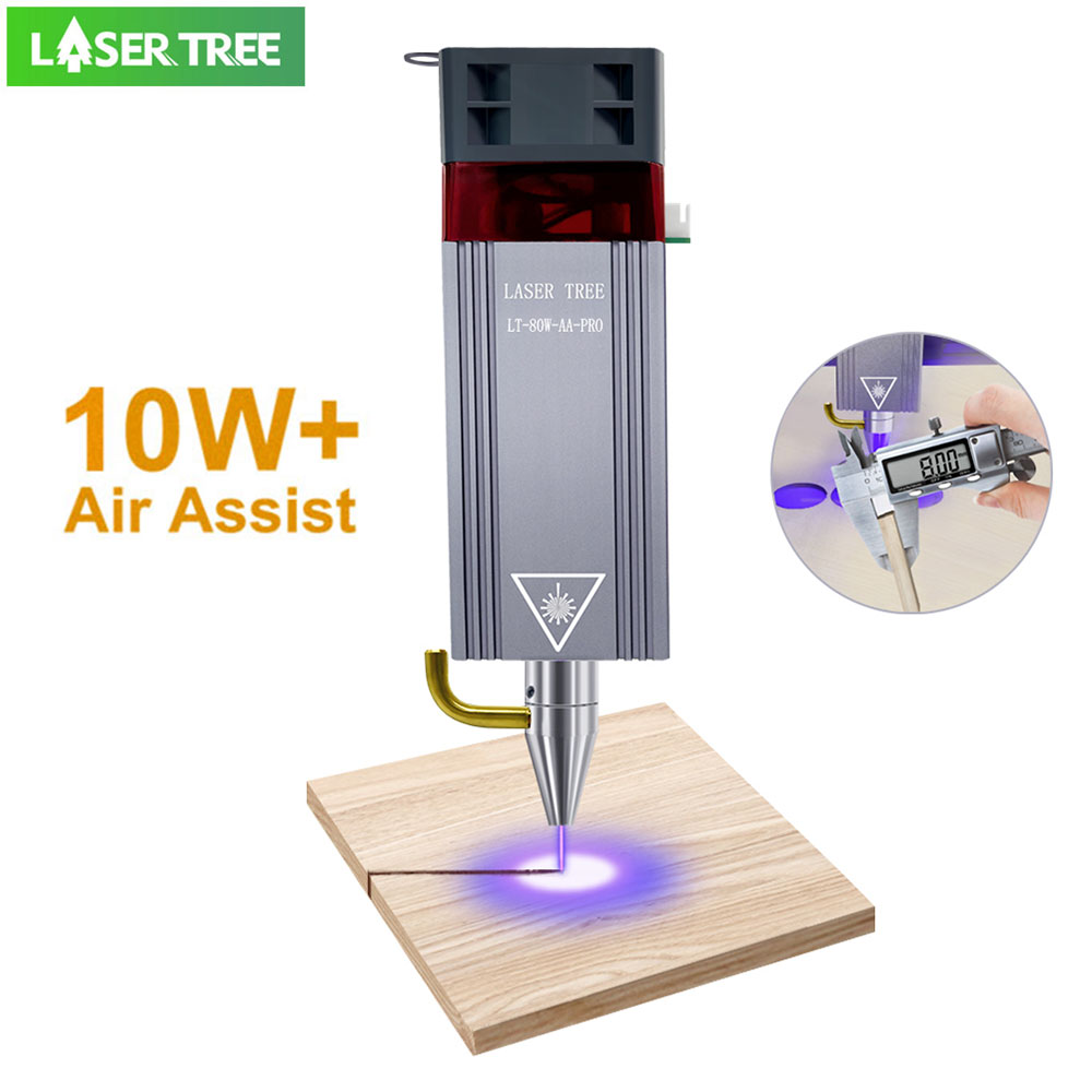 Metal Laser Cutter Head - LASER TREE Pro 80W CNC เลเซอร์พร้อมระบบ