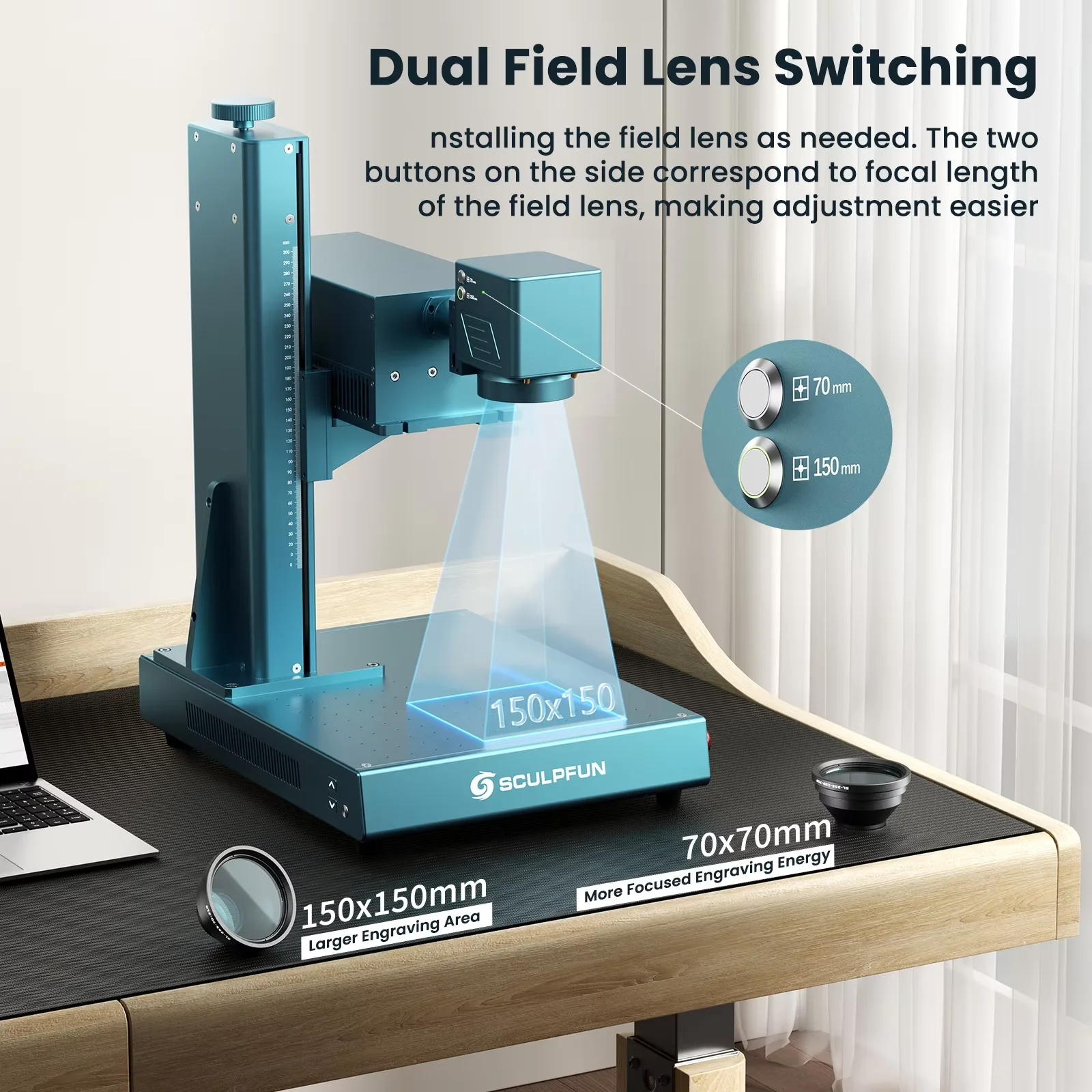 Industrial Uv Laser Engraver - เครื่องแกะสลักด้วยเลเซอร์ UV รุ่น SCULPFUN V5 เกรดอุตสาหกรรม