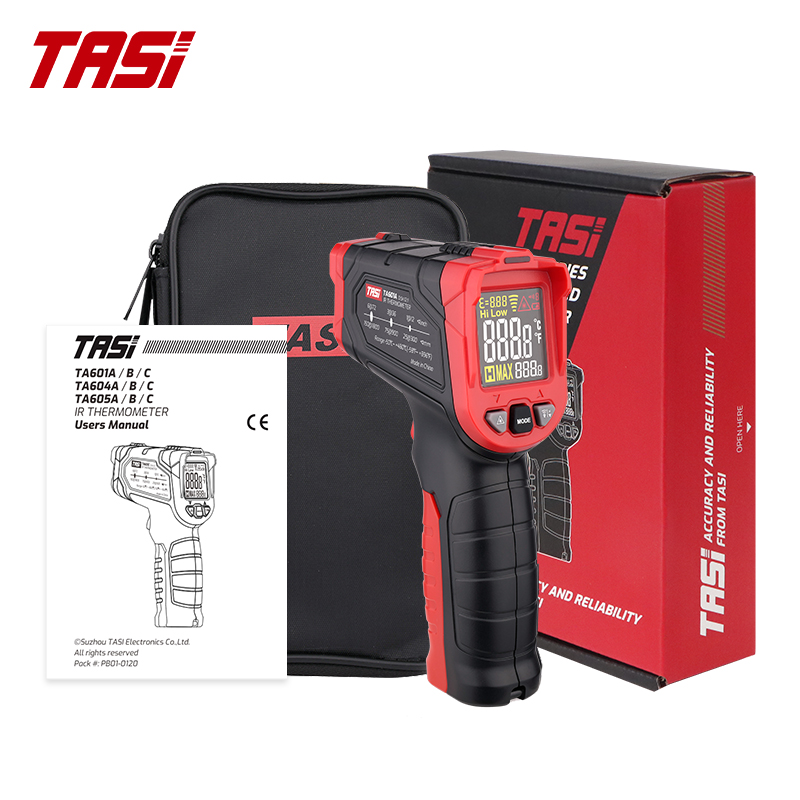 Industrial Laser Gun - TASI TA601A TA601B TA601C เครื่องวัดอุณหภูมิอินฟราเรดแบบใช้เลเซอร์ ไม่ต้องสัมผัส