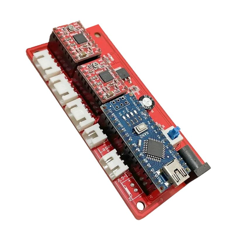 Laser Controller Board - ซอฟต์แวร์เบนบ็อกซ์เครื่องแกะสลักด้วยเลเซอร์ DIY บอร์ดควบคุมขนาดเล็กสีแดง-DT30