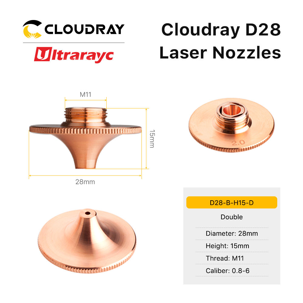 หัวฉีดเลเซอร์ 1/10/50 ชิ้น ชุบ - Metal Laser Cutter Head บทวิจารณ์และราคา
