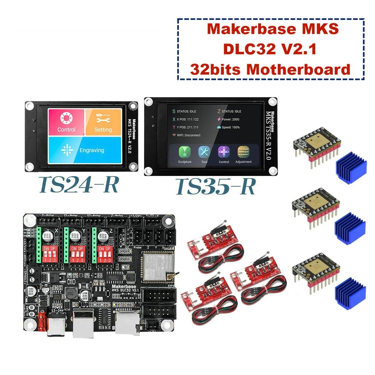 Makerbase MKS DLC32 V2.1 32bit - Laser Controller Board บทวิจารณ์และราคา