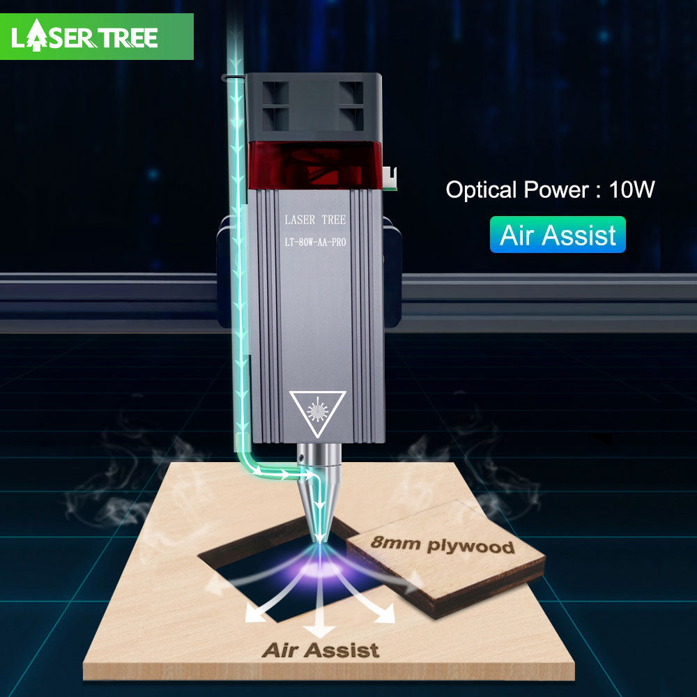 โมดูลเลเซอร์ LASER TREE 20w 40 - Metal Laser Cutter Head บทวิจารณ์และราคา