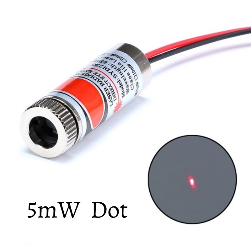 หัวเลเซอร์โมดูลสีแดง 650 นาโนเ - Industrial Laser Module บทวิจารณ์และราคา