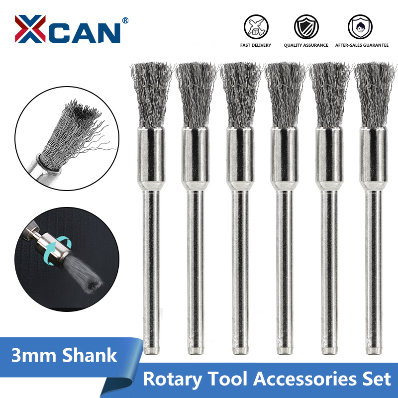 XCAN แปรงลวดเหล็กชุด 3.0mm Sha - Cnc Router Bit บทวิจารณ์และราคา