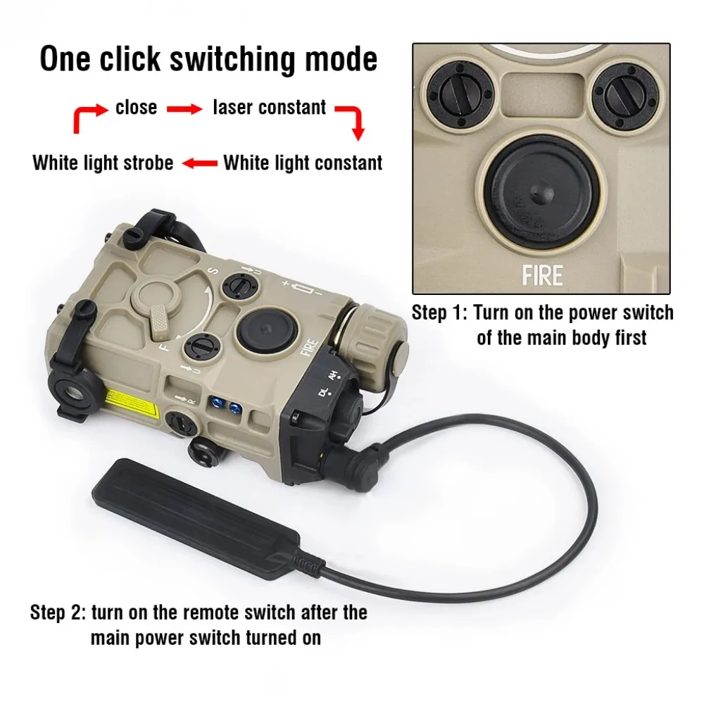 ไฟฉายยุทธวิธี OGL ไนลอนพลาสติก - Industrial Laser Gun บทวิจารณ์และราคา