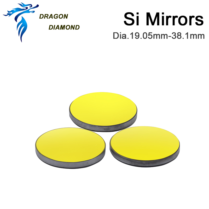 มังกรเพชร3Pcs ซิลิโคน CO2เลเซอ - Co2 Laser Mirror บทวิจารณ์และราคา