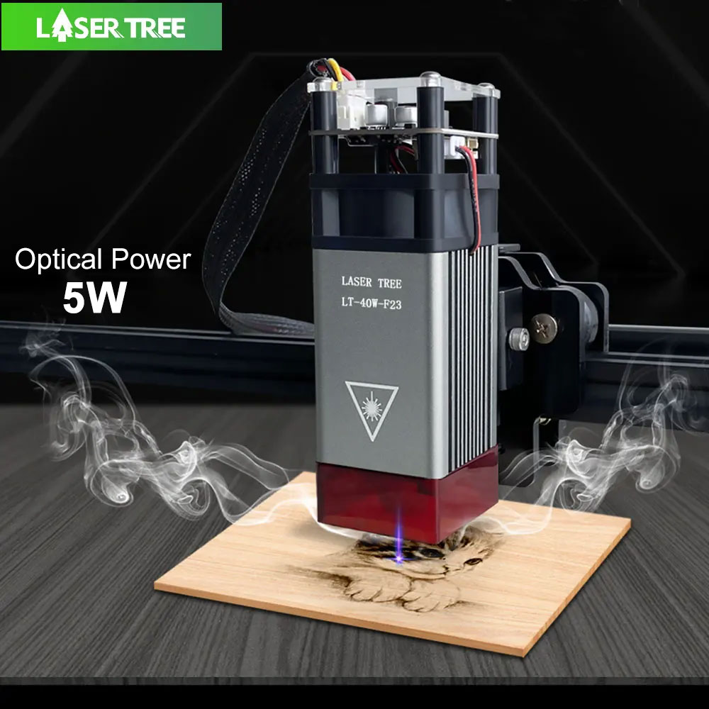 โมดูลเลเซอร์ LASER TREE 4w 5W  - Metal Laser Cutter Head บทวิจารณ์และราคา
